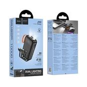 Hoco J151 Spirit Dual Lighting 4 Cable Power Bank 10000mAh Black