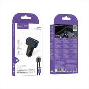 Hoco Z63B 48W Dual Port PD30W / QC3.0 Digital Display Car Charger
