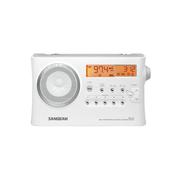 Sangean PR-D4 AM/FM Digital Tuning Portable Radio with Dual Alarm - White | PR-D4-WH