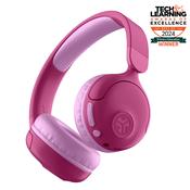 JLab JBuddies Pop 2 in 1 Wireless + Wired Kids Headphones - Pink | IEUHBKJPOPRPNK1 image