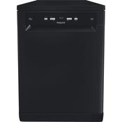 Hotpoint 60cm Freestanding Full Size Dishwasher with Rapid Wash, 14 Place Settings - Black | HP2FFC14BN6BUK