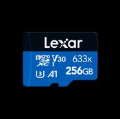 Lexar High-Performance 633x microSDXC UHS-I Card 256GB with SD Adapter | LSDMI256BB633A image