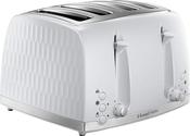 Russell Hobbs Honeycomb 4 Slice Toaster - White | 26070 image