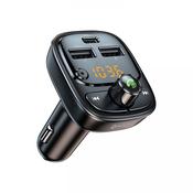 Groov-e Tune Play Car FM Transmitter with Dual USB-A &amp; USB-C Charger | GVMA131BK image
