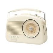 Steepletone Brighton 3 Band Portable Retro Radio - Beige | BRIGHTONBGEBT