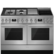 Smeg 120x60 cm Portofino Dual fuel Cooker with Mixed Hob - Stainless Steel | SMG CPF120IGMPX