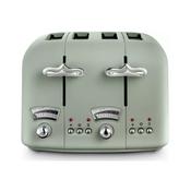 *OPEN BOX* DELONGHI Argento Flora 4-Slice Toaster - Green | CT04.GR