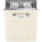 Smeg 60cm Retro Style Undercounter 13 Place Built-In Dishwasher - Cream | SMG DIFABCR
