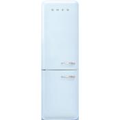 Smeg 60cm Retro Style 60/40 Fridge Freezer with NoFrost, Left Hand Hinge - Pastel Blue | SMG FAB32LPB6UK