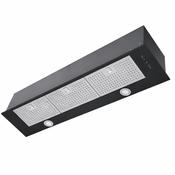 LUXAIR Novello 110cm Brushless Motor Canopy Cooker Hood - Black || LA-110-CAN-BR-BLK image