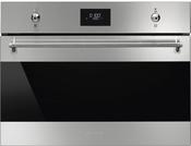Smeg Classic 45cm Compact Built-In Oven &amp; Micro combi Microwave - Stainless steel | SMG SO4301M1X