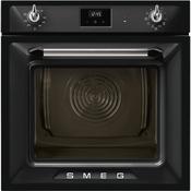 Smeg Victoria 60cm Built-In Traditional Pyro Single Oven - Black | SMG SOP6900TN