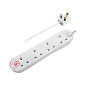 MASTER PLUG Surge Extension Lead 4-Socket 4m | SRG44N-MP