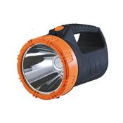 ULTRA LIGHT RECHARGEABLE LED 10W TORCH WITH FLASHLIGHT- Black, Orange | TE6810