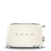 SMEG 50's Style 2 Slice, 2 Slot Toaster Gloss - Cream | TSF01CRUK