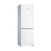 Bosch Series 2, free-standing fridge-freezer with freezer at bottom, 186 x 60 cm - White | BSH KGN36NWEAG