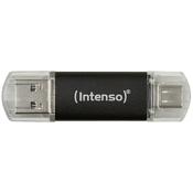 Intenso Twist Line 64GB Dual USB-C / USB-A 3.2 Flash Drive - Anthracite | 3539490 image