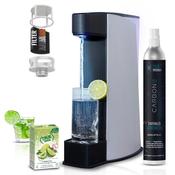 Carbon8 One Touch Sparkling Water Maker 2L Silver || C8-01-AL