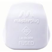 MASTERPLUG Fused Plug 3 Pin 3 AMP - White | 30115