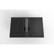CATA Induction Hob with Extractor - Black Glass/Stainless Steel Trim | ICONFXP75DDS