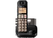 Panasonic Single Digital Cordless Phone with Hearing Aid Compatibility | KXTGE110EB