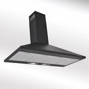 LUXAIR 100cm Premium Traditional Cooker Hood in Matt Black || LA-100-STD-BLK