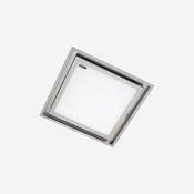 LUXAIR 60cm x 60cm Premium Ceiling Cooker Hood with Illuminated Centre Panel and Flat Roof External Motor || LA-60-TOLVI-EXT-SS