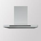 LUXAIR 90cm Premium Slimline Cooker Hood with Black Glass Door, Touch Controls in Gloss White || LA-90-LINEA-WHT image