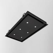 LUXAIR 90cm x 50cm Premium Ceiling Cooker Hood with 6 x LED Spotlights in Matt Black     BRUSHLESS MOTOR || LA-90-ANZI-BR-BLK