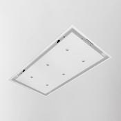 LUXAIR 90cm x 50cm Premium Ceiling Cooker Hood with 6 x LED Spotlights in Gloss White     BRUSHLESS MOTOR || LA-90-ANZI-BR-WHT