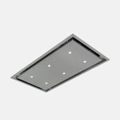 LUXAIR 90cm x 50cm Premium Ceiling Cooker Hood with Pitched Roof External Motor in Stainless Steel || LA-90-ANZI-EXT-SS