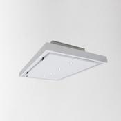 LUXAIR 120cm x 60cm Premiuim Recirculating Ceiling Hood in Gloss White with Ceramic Filter Option || LA-120-NUVOLA-STRATOS-WHT