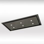 LUXAIR 90cm x 50cm Premium Ceiling Cooker Hood with Pitched Roof External Motor in Matt Black || LA-90-ANZI-EXT-BLK