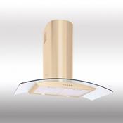 LUXAIR 60cm Premium Curved Glass Cooker Hood in Gloss Ivory/Cream || LA-60-CVD-GL-IV