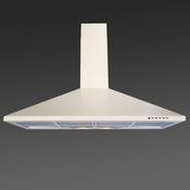 LUXAIR 100cm Premium Traditional Cooker Hood in Gloss Ivory/Cream || LA-100-STD-IV