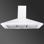 LUXAIR 100cm Premium Traditional Cooker Hood in Gloss White || LA-100-STD-WH