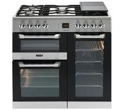 LEISURE Cuisinemaster 90cm Dual Fuel Triple Oven Stainless - Black || CS90F530X