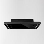 LUXAIR 90cm x 60cm Designer Recirculating Ceiling Cooker Hood in Matt Black || LA-90-ORION-STRATOS-BG
