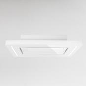 LUXAIR 90cm x 60cm Designer Recirculating Ceiling Cooker Hood in Matt White || LA-90-ORION-STRATOS-WG