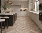 Yorkwood Walnut Herringbone 10x60cm