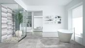 Arosa Hex Gris 22.5 x 25.9cm