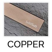SolidSoft Linear Drain Covers (Various Colours Available) - Brushed Copper