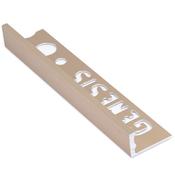 Brushed Copper 12mm Square Edge Tile Trim 2.5m image