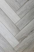 Cool Grey Herringbone Laminate 12mm Waterproof image
