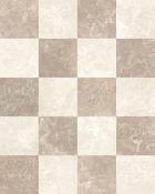 Cosmopolitan Cream &amp; Taupe Chequered 30x30cm
