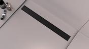 Fixplus Premium Shower Linear Drain Matt Black (Various Sizes Available) - 800mm