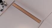 Fixplus Premium Shower Linear Drain Satin Bronze (Various Sizes Available) - 600mm image