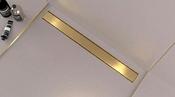 Fixplus Premium Shower Linear Drain Satin Gold (Various Sizes Available) - 600mm