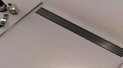 Fixplus Premium Shower Linear Drain Gun Metal (Various Sizes Available) - 800mm