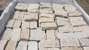 Natural Beige Granite Tumbled Cobbles 20x10cm